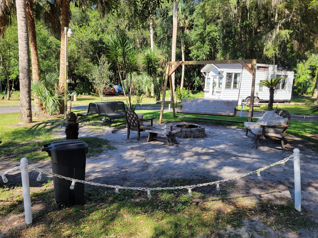 Community Fire Circle at Citra Royal Palm RV Park